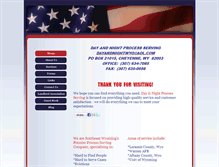 Tablet Screenshot of daynightprocessserving.com